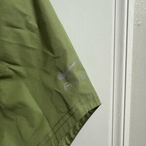 Nike Olive Green Tee with Silver Logo